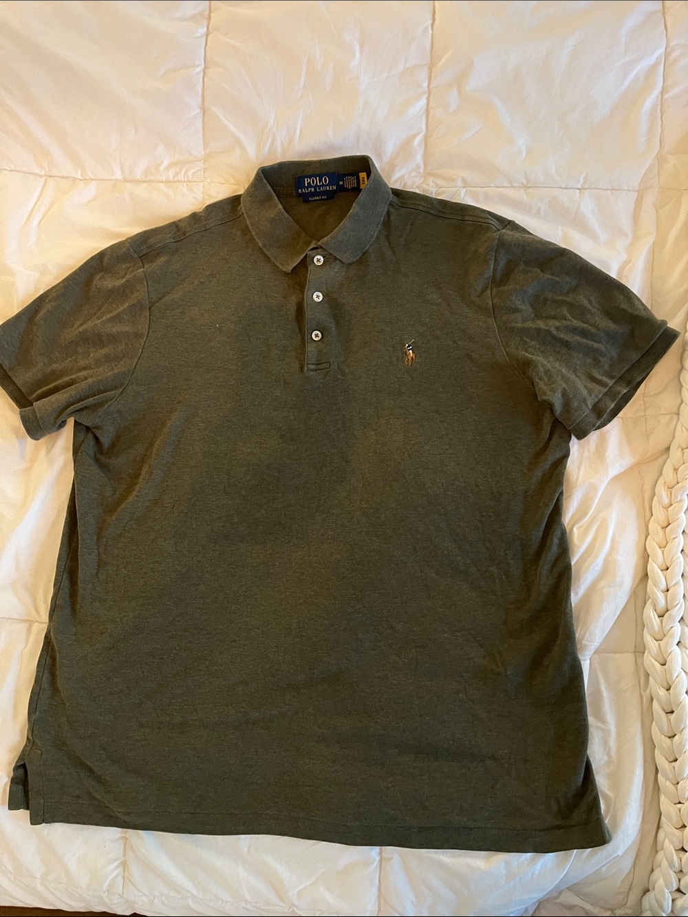 Polo by Ralph Lauren Dark Olive Green Short-Sleeve Polo